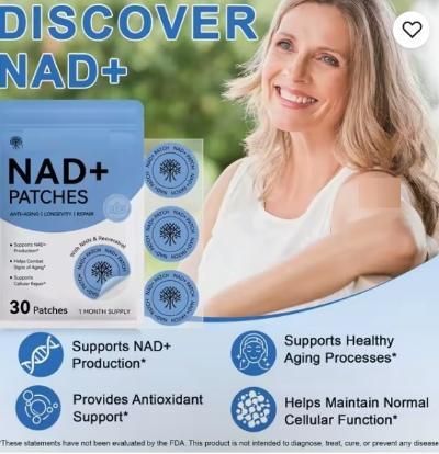 NAD Patches - Anti Aging (Pack of 2) 8pcs