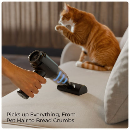 Xech | 9000Pa Turbo Suction Cleaner | Cordless & Compact Design | Dual Function for Car, Home, office & More